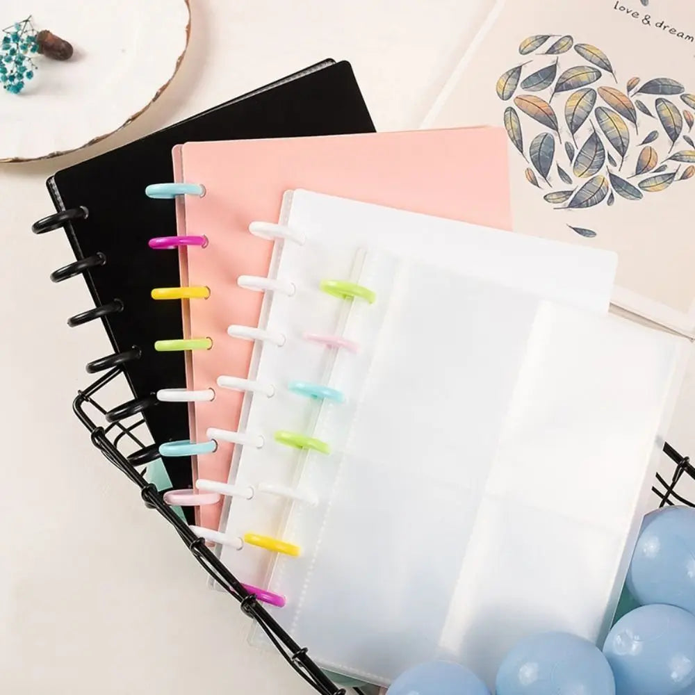 Classeur photocards pastel, binder 3 pouces grande capacité à pochettes transparentes