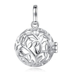 EUDORA urne crémation pendentif 18mm feuille d'olivier Cage médaillon porte-cendres souvenir Capsule collier boule creuse bijoux à bricoler soi-même k332n14 cage {{ tags }}
