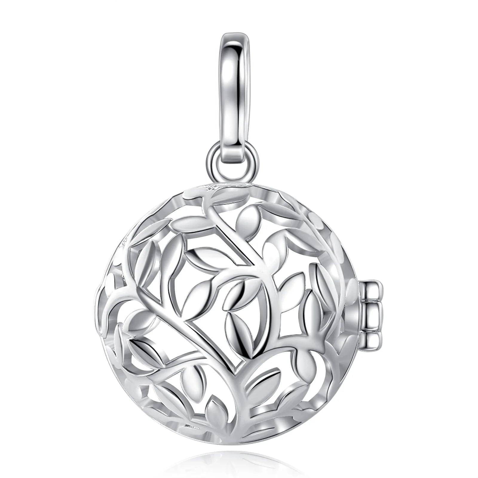 EUDORA urne crémation pendentif 18mm feuille d'olivier Cage médaillon porte-cendres souvenir Capsule collier boule creuse bijoux à bricoler soi-même k332n14 cage {{ tags }}