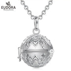 EUDORA-Pendentif funéraire pour urne, 18mm, porte-médaillon, capsule Keepplex, carillon, boule, bijoux fins, DIY, K408 without ball {{ tags }}