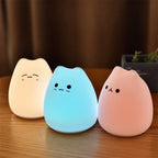 Veilleuse Chat Dormeur | Lampe Kawaii 7 Couleurs LED Chambre {{ tags }}