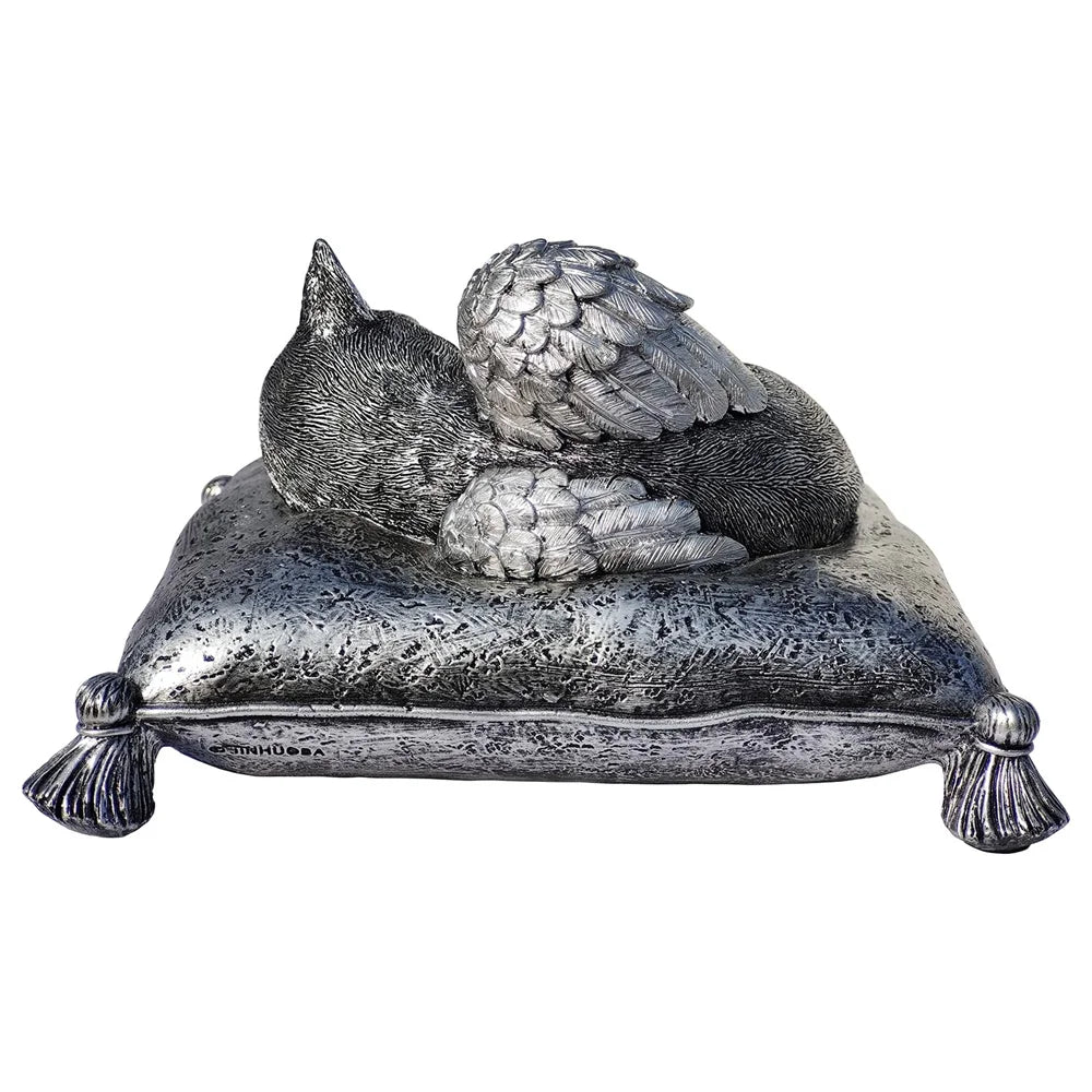 Urnes personnalisées pour cendres de chat, urnes commémoratives de crémation pour chat en résine, cadeau de statue commémorative de chat d'ange {{ tags }}