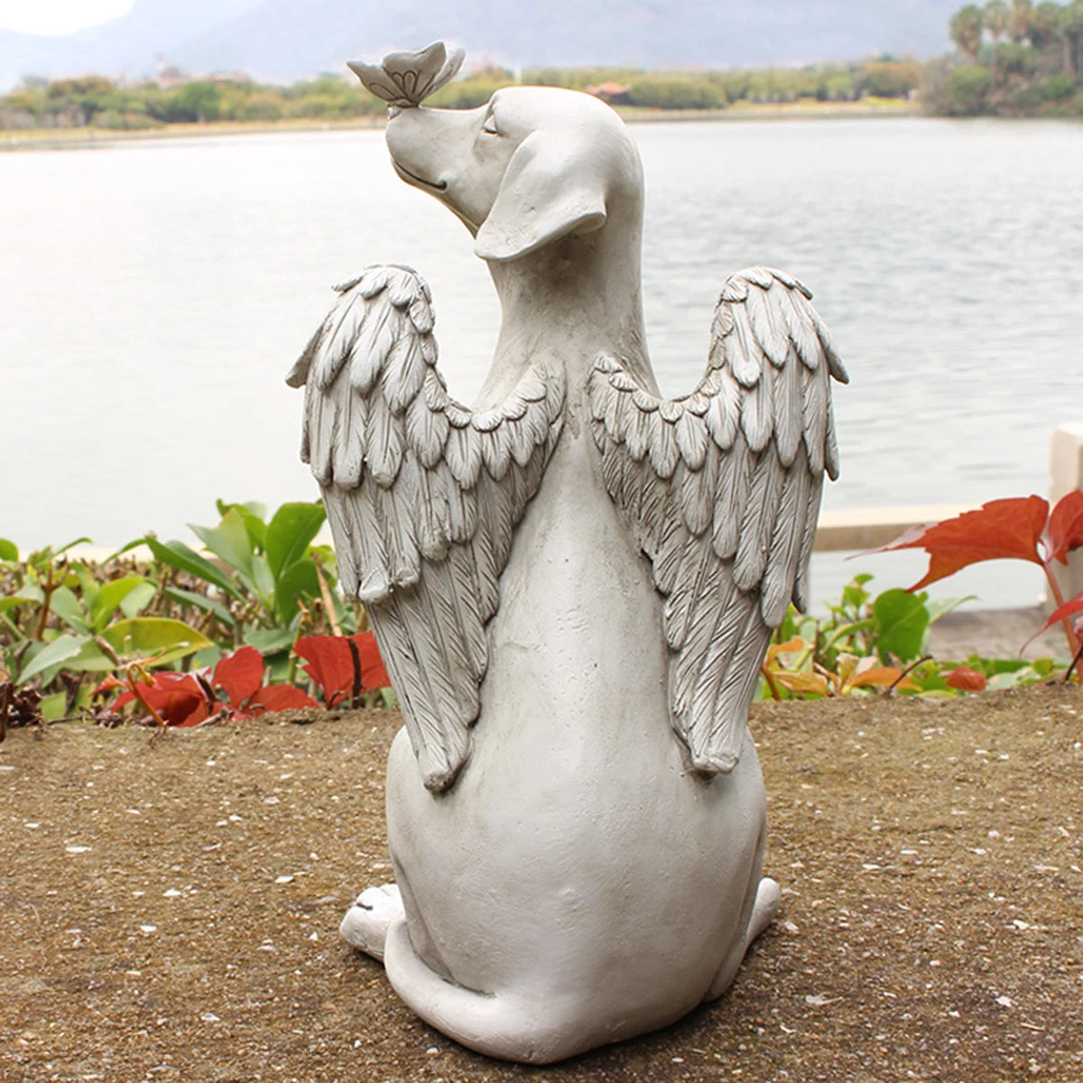 Statue commémorative de chien ange 1 pièce {{ tags }}