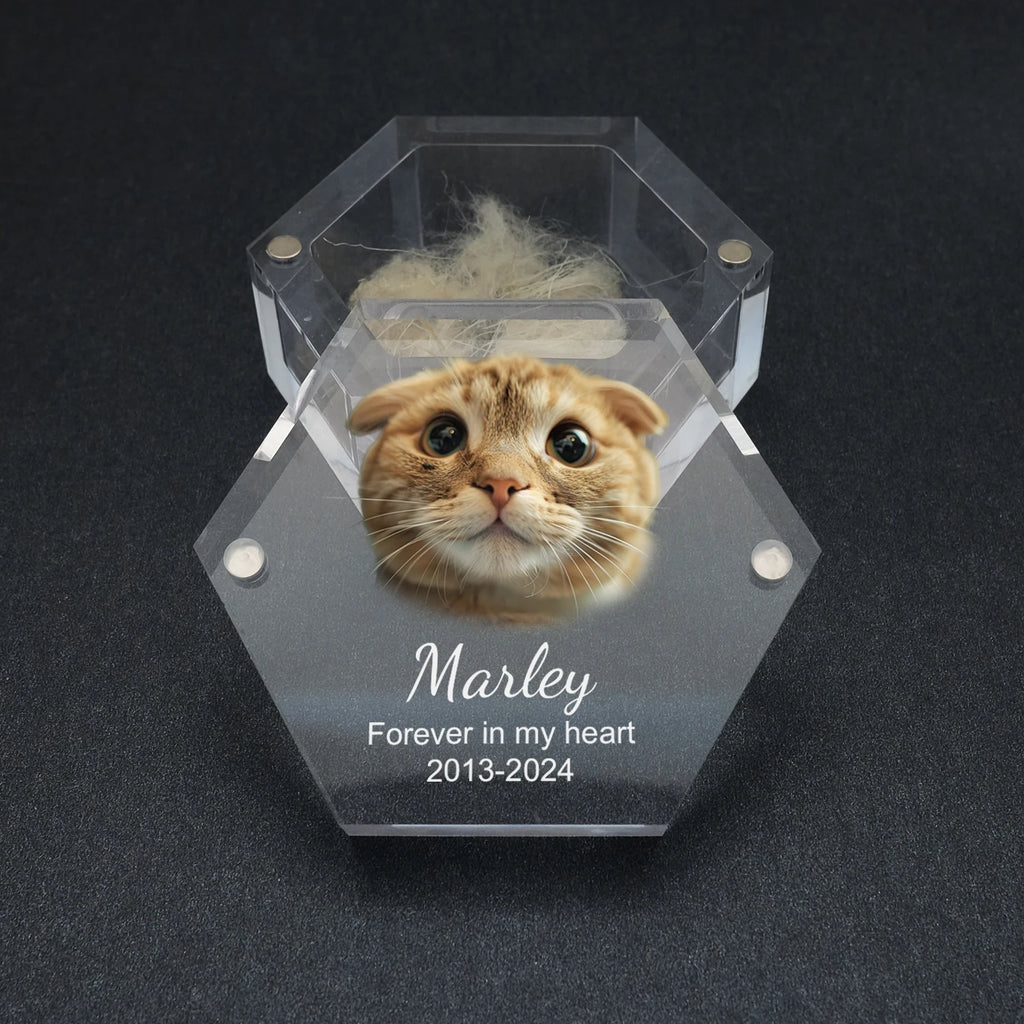 Boîte à poils d'animaux personnalisée {{ tags }}