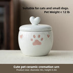 Urne pour animaux de compagnie scellée résistante à l'humidité pour cendres – Souvenir commémoratif gravé sur mesure pour petits chiens et chats, pour toujours dans le cœur {{ tags }}