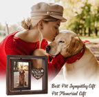 Cadre Photo rotatif en bois 4x6, cadeau commémoratif pour chien et chat, cadre Photo personnalisable {{ tags }}
