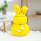 Mini urne en céramique pour crémation humaine, animal de compagnie, lapin, cendres de chien, funéraire, petite taille Yellow 7.7X12.7CM 160ml {{ tags }}