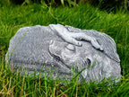 Pierre tombale commémorative personnalisée pour animaux de compagnie, nom imprimé, année, chien, chat, pierre tombe en résine, Souvenir de pierre tombale sur mesure {{ tags }}