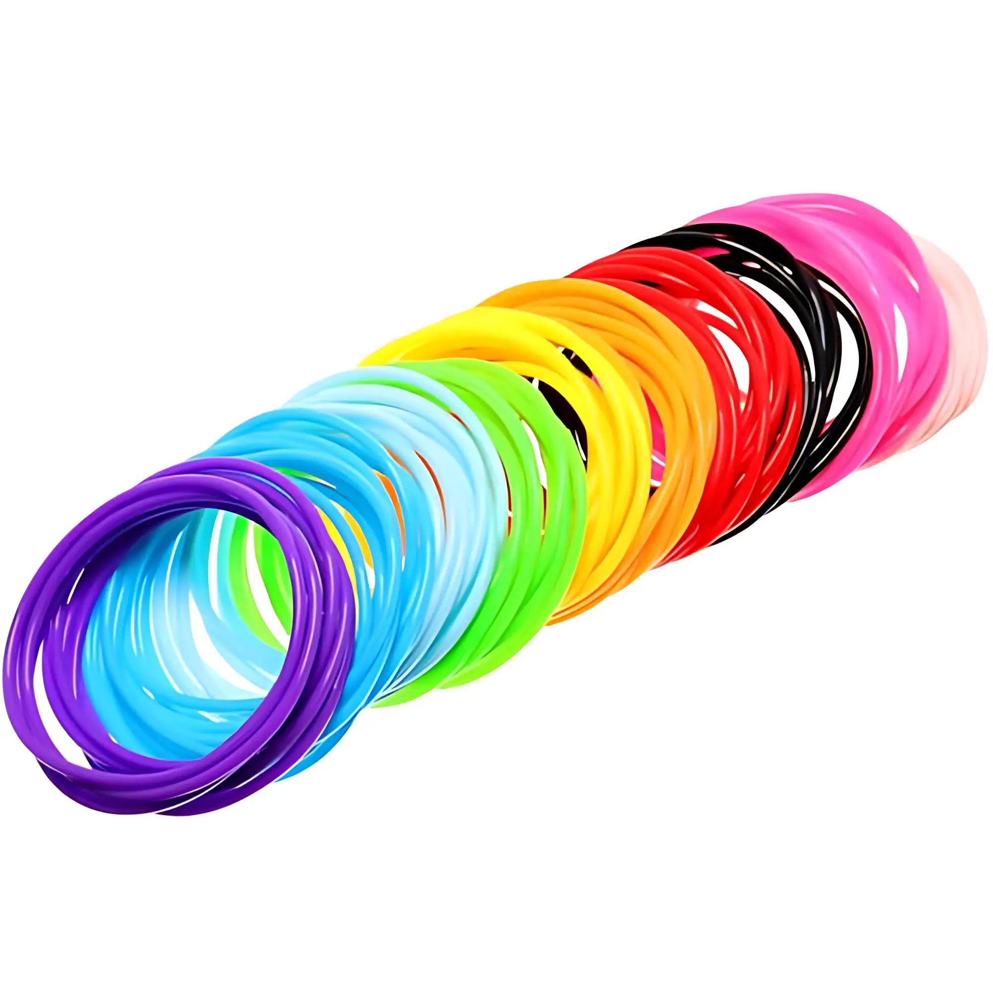 Lot 20 Bracelets Silicone Couleurs | À Offrir en Concert {{ tags }}
