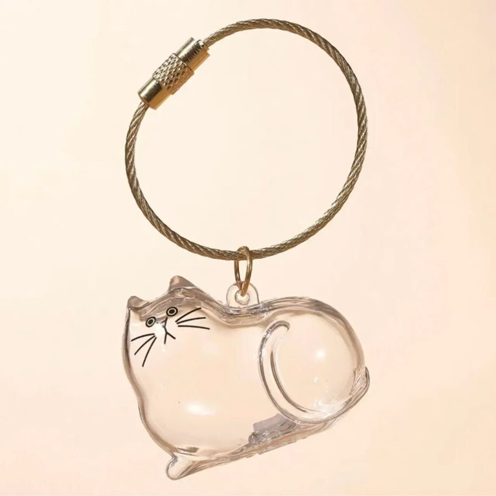 Porte-Clés Capsule Cheveux Chat Chien - Pendentif Souvenir Cat1 CHINA {{ tags }}