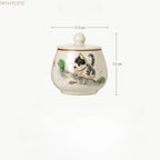 Pot de cendres funéraires motif de chat mignon {{ tags }}