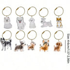 Porte-Clés Capsule Cheveux Chat Chien - Pendentif Souvenir {{ tags }}