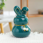 Mini urne en céramique pour crémation humaine, animal de compagnie, lapin, cendres de chien, funéraire, petite taille Dark green 7.7X12.7CM 160ml {{ tags }}