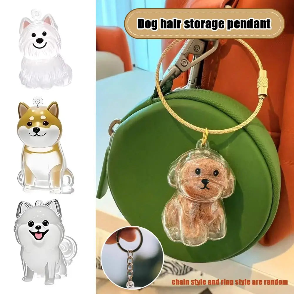 Porte-Clés Capsule Cheveux Chat Chien - Pendentif Souvenir {{ tags }}