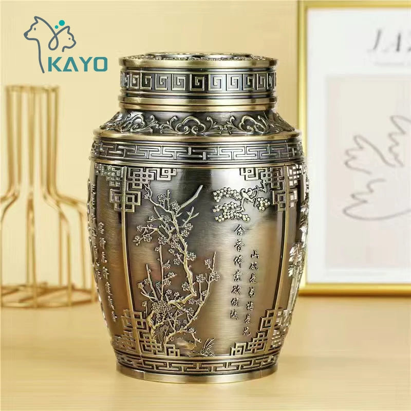 Boîte de cercueil pour cendres humaines, urnes commémoratives pour animaux de compagnie, urnes de crémation en métal, urne pour petits animaux, funérailles, contenant pour animaux de compagnie, Keepplex QTSMLH {{ tags }}