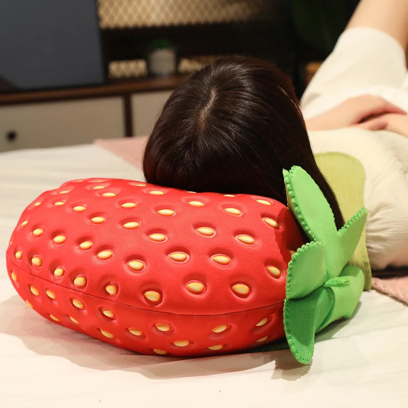 Coussin Fraise Géante | Coussin Kawaii Déco Chambre Rose {{ tags }}