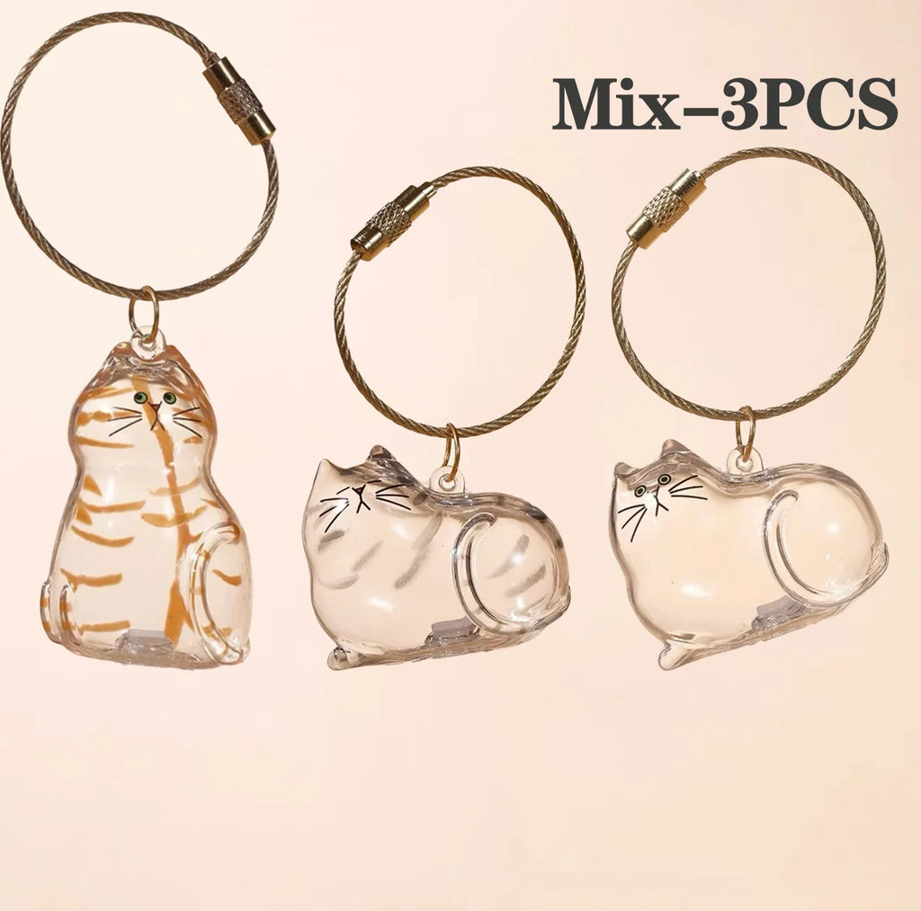 Boîte Souvenirs Poils Animaux - Bouteille Fourrure Chat Mix B-3PCS {{ tags }}