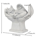 Marqueurs de tombe personnalisés pour animaux de compagnie, Statue d'ange commémorative en pierre avec mains de dieu, pierre de jardin pour animaux de compagnie {{ tags }}