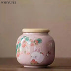 Urne funéraire à glaçage glacé pour cendres adultes, petites urnes commémoratives humaines, souvenir en céramique, urne de enterrement à la maison ou au cimetière ou à la niche A--7.5X8.5CM {{ tags }}