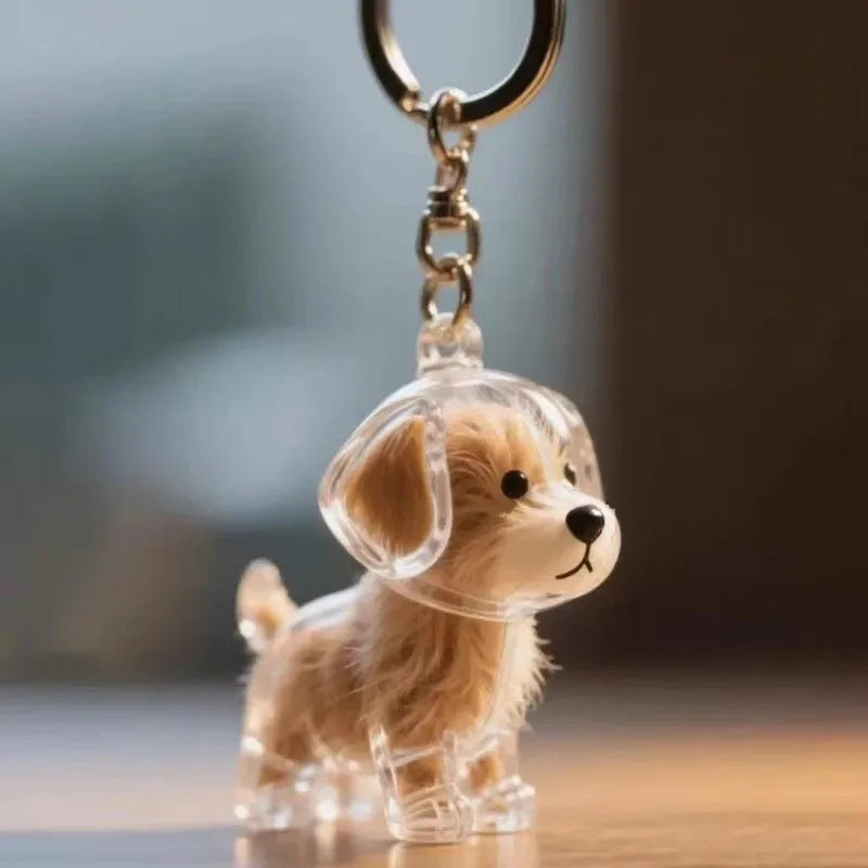 Porte-Clés Capsule Cheveux Chat Chien - Pendentif Souvenir Dog3 CHINA {{ tags }}