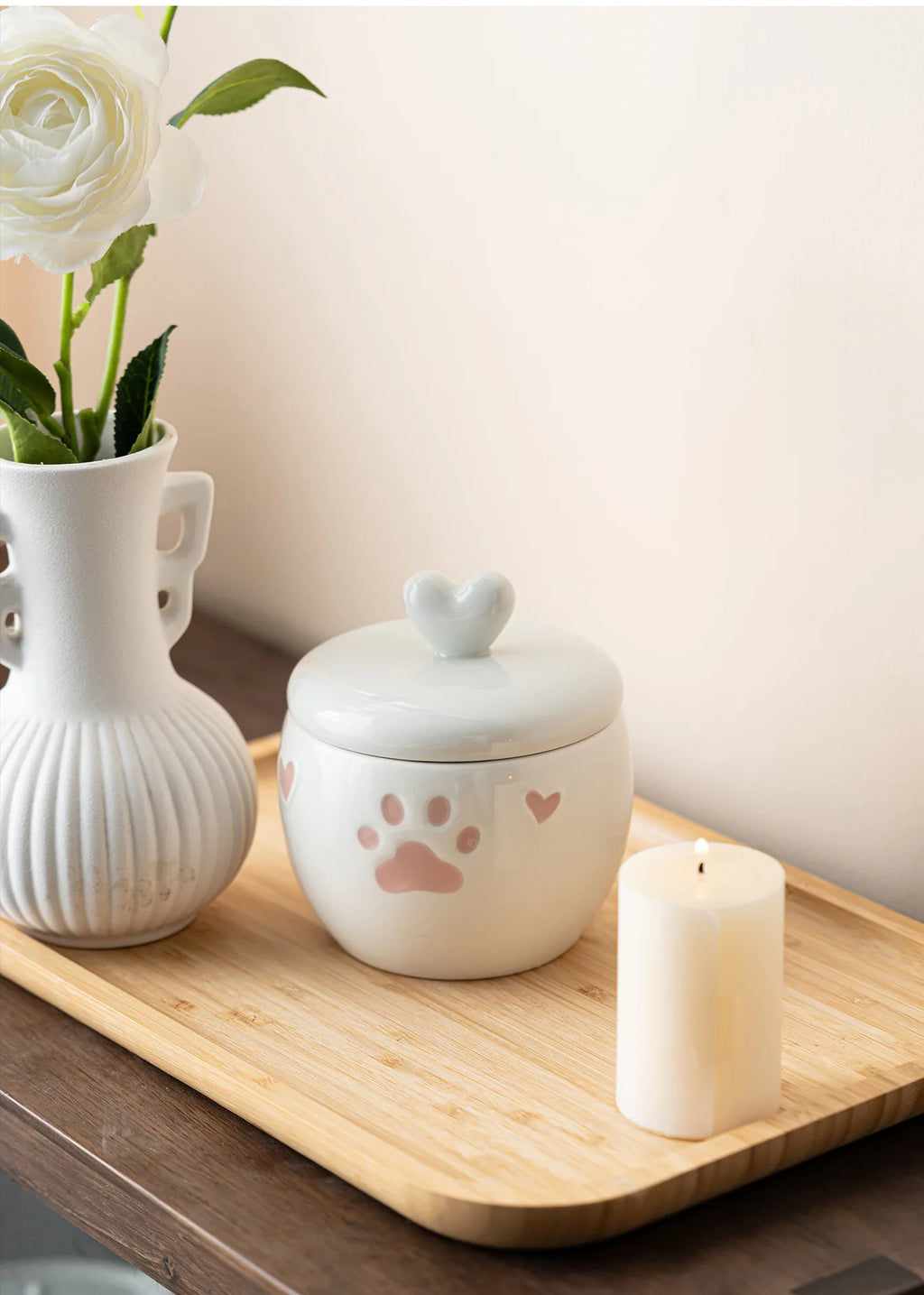 Urne pour animaux de compagnie scellée résistante à l'humidité pour cendres – Souvenir commémoratif gravé sur mesure pour petits chiens et chats, pour toujours dans le cœur {{ tags }}