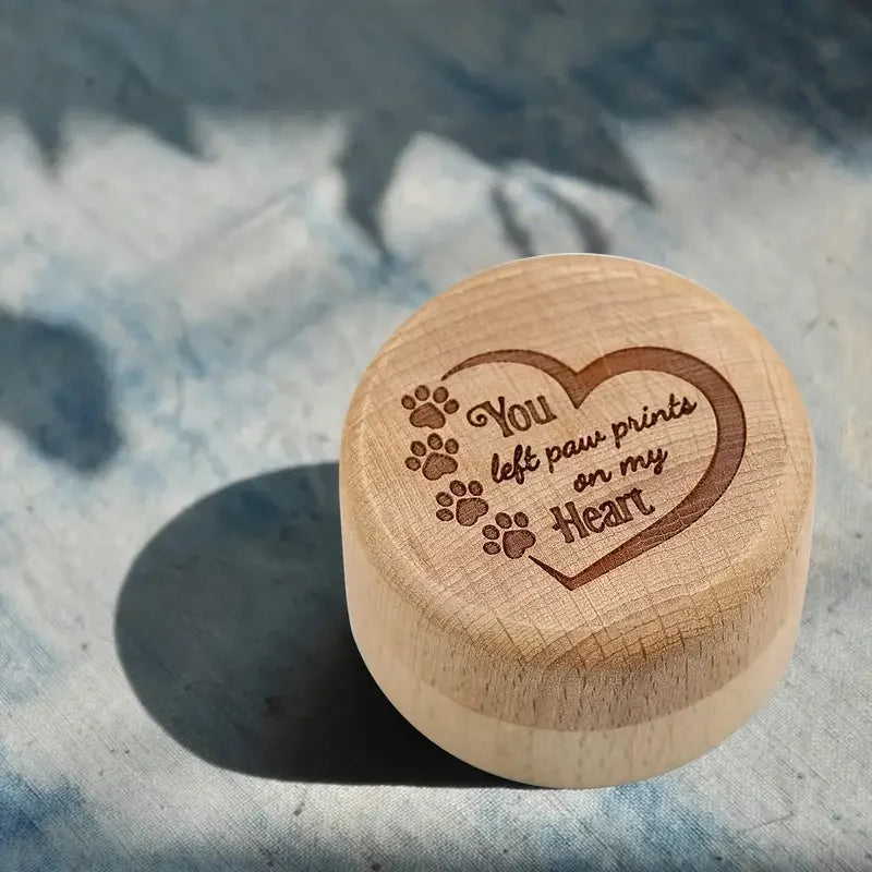 Boîte à souvenirs de poils de chien, boîte à souvenirs en bois pour poils d'animaux, boîte commémorative Durable pour animaux de compagnie, boîte commémorative de collecte de dents pour cendres de chiens et de chats {{ tags }}