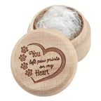Boîte à souvenirs de poils de chien, boîte à souvenirs en bois pour poils d'animaux, boîte commémorative Durable pour animaux de compagnie, boîte commémorative de collecte de dents pour cendres de chiens et de chats Style A {{ tags }}