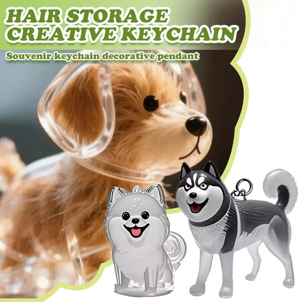 Porte-Clés Capsule Cheveux Chat Chien - Pendentif Souvenir {{ tags }}