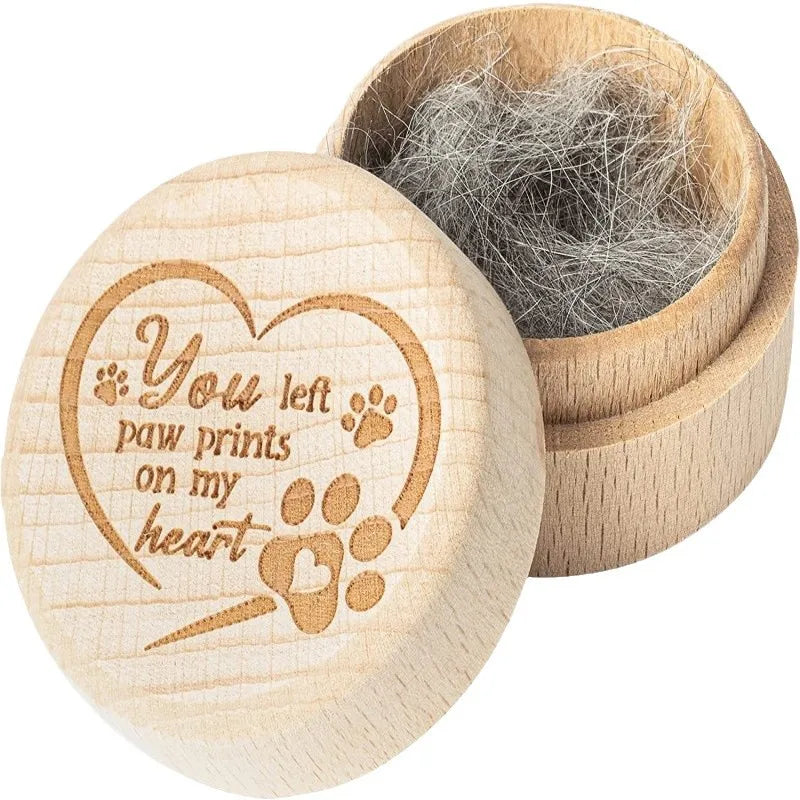 Boîte commémorative pour chien et chat, conteneur de cendres de poils de chien et de chat, boîte de rangement Durable pour cendres de chien et de chat, souvenir de cheveux d'animaux en bois Style B {{ tags }}