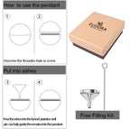 EUDORA-Pendentif funéraire pour urne, 18mm, porte-médaillon, capsule Keepplex, carillon, boule, bijoux fins, DIY, K408 {{ tags }}