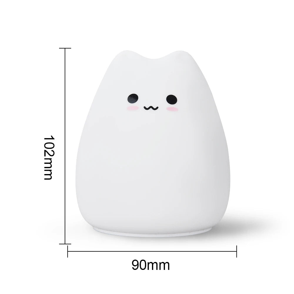 Veilleuse Chat Dormeur | Lampe Kawaii 7 Couleurs LED Chambre {{ tags }}