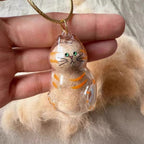 Porte-Clés Capsule Cheveux Chat Chien - Pendentif Souvenir {{ tags }}