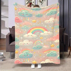Plaid Nuage Ultra-Doux | Couverture Kawaii Pastel Cocooning {{ tags }}