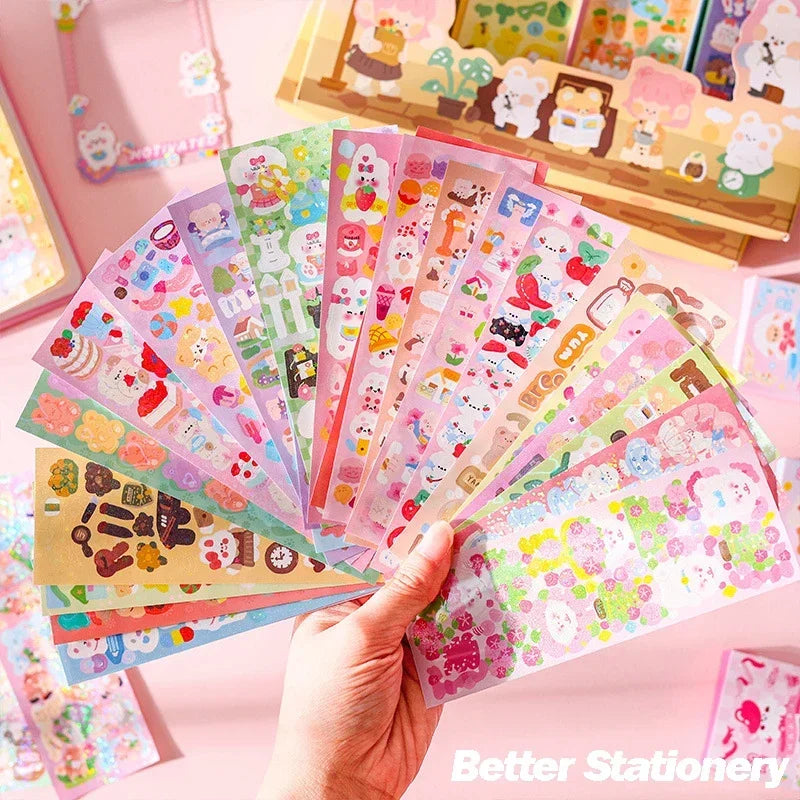 Méga Pack 200 Stickers Kawaii | Autocollants Mignons Scrapbooking {{ tags }}