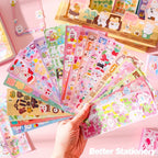 Méga Pack 200 Stickers Kawaii | Autocollants Mignons Scrapbooking {{ tags }}