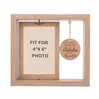 Cadre Photo commémoratif en bois Double face rotatif 4x6, décor de table, cadeau commémoratif de deuil pour chats et chiens, accessoires pour animaux de compagnie Brown 23x21x4cm {{ tags }}