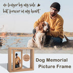 Cadre Photo commémoratif en bois Double face rotatif 4x6, décor de table, cadeau commémoratif de deuil pour chats et chiens, accessoires pour animaux de compagnie {{ tags }}