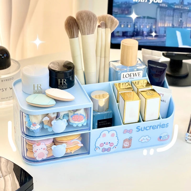 Organiseur Bureau Kawaii | Rangement Stylé Pastel Porte-Stylos {{ tags }}