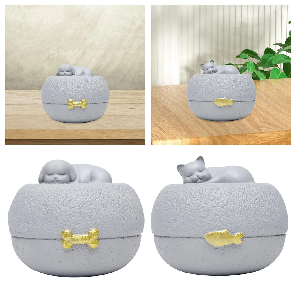 Urne commémorative de crémation pour animaux de compagnie, fournitures pour animaux de compagnie, conservation des souvenirs précieux, boîte d'urne, enterrement final, confort, lieu de repos funéraire {{ tags }}
