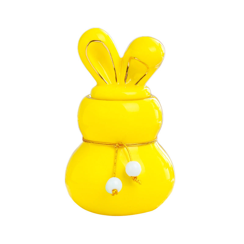Mini urne en céramique pour crémation humaine, animal de compagnie, lapin, cendres de chien, funéraire, petite taille {{ tags }}
