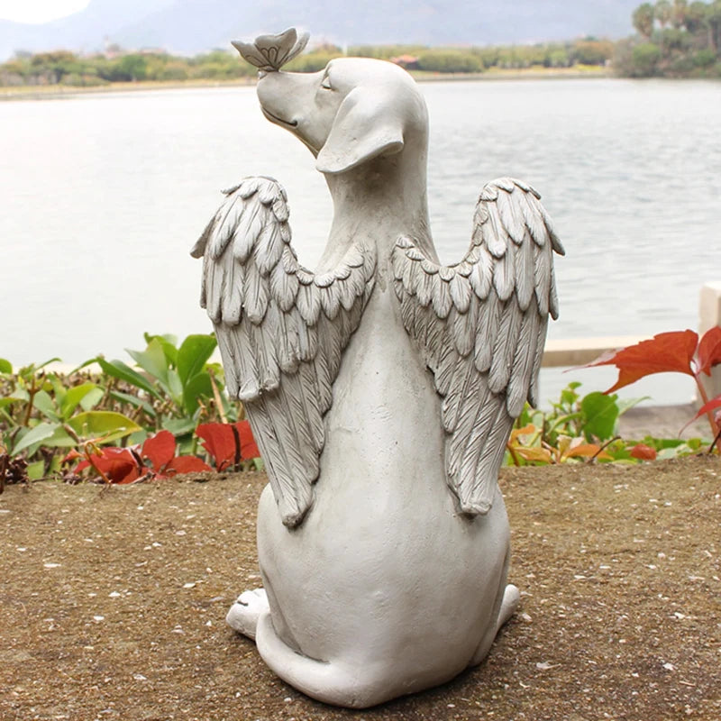 Statue commémorative de chien ange 1 pièce {{ tags }}
