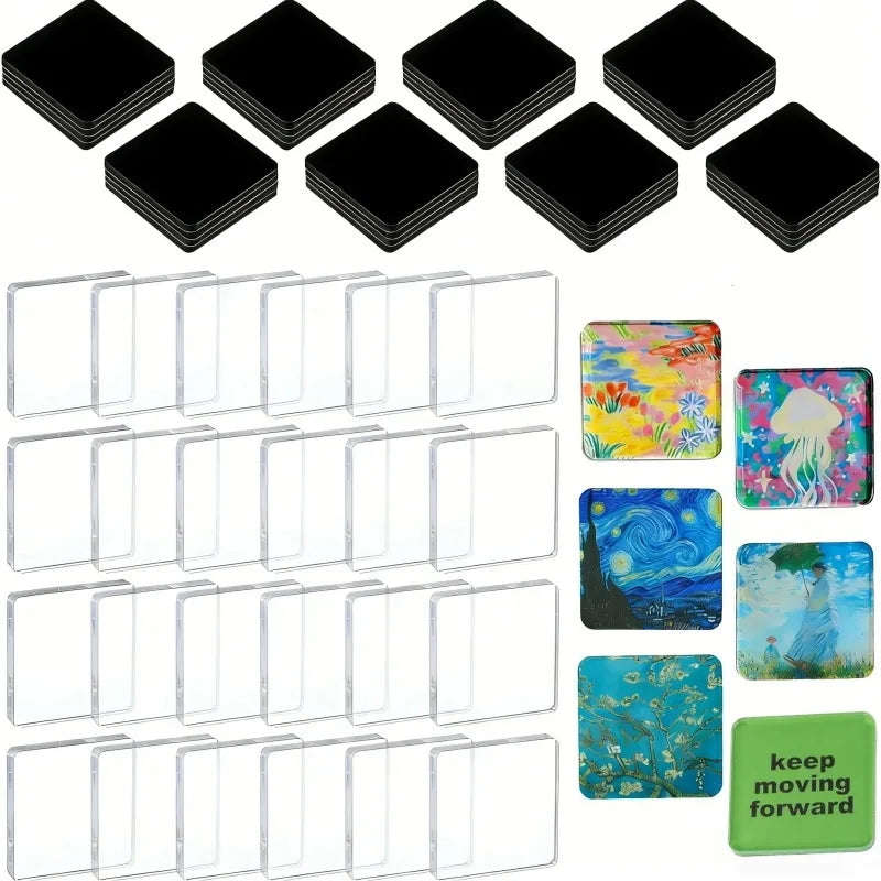 Kit 30 Magnets à Personnaliser | Freebies Aimantés DIY {{ tags }}