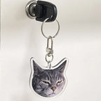Porte-clés personnalisé en acrylique avec Photo d'animal de compagnie, 2 pièces, Portrait de chien et de chat, porte-clés Photo de chien personnalisé, cadeau commémoratif pour animaux de compagnie {{ tags }}