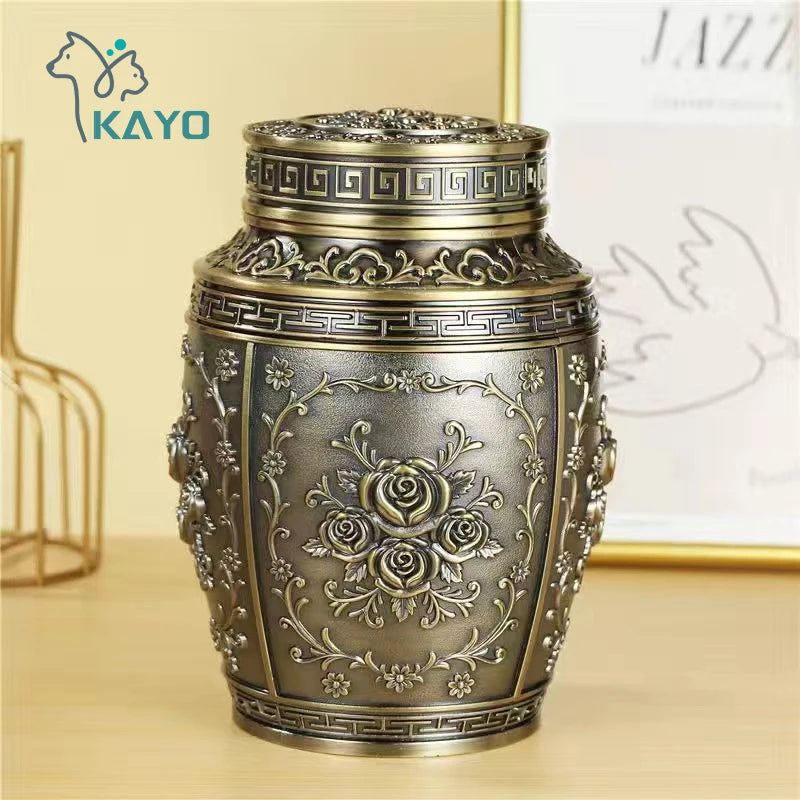 Boîte de cercueil pour cendres humaines, urnes commémoratives pour animaux de compagnie, urnes de crémation en métal, urne pour petits animaux, funérailles, contenant pour animaux de compagnie, Keepplex QTSMGH {{ tags }}
