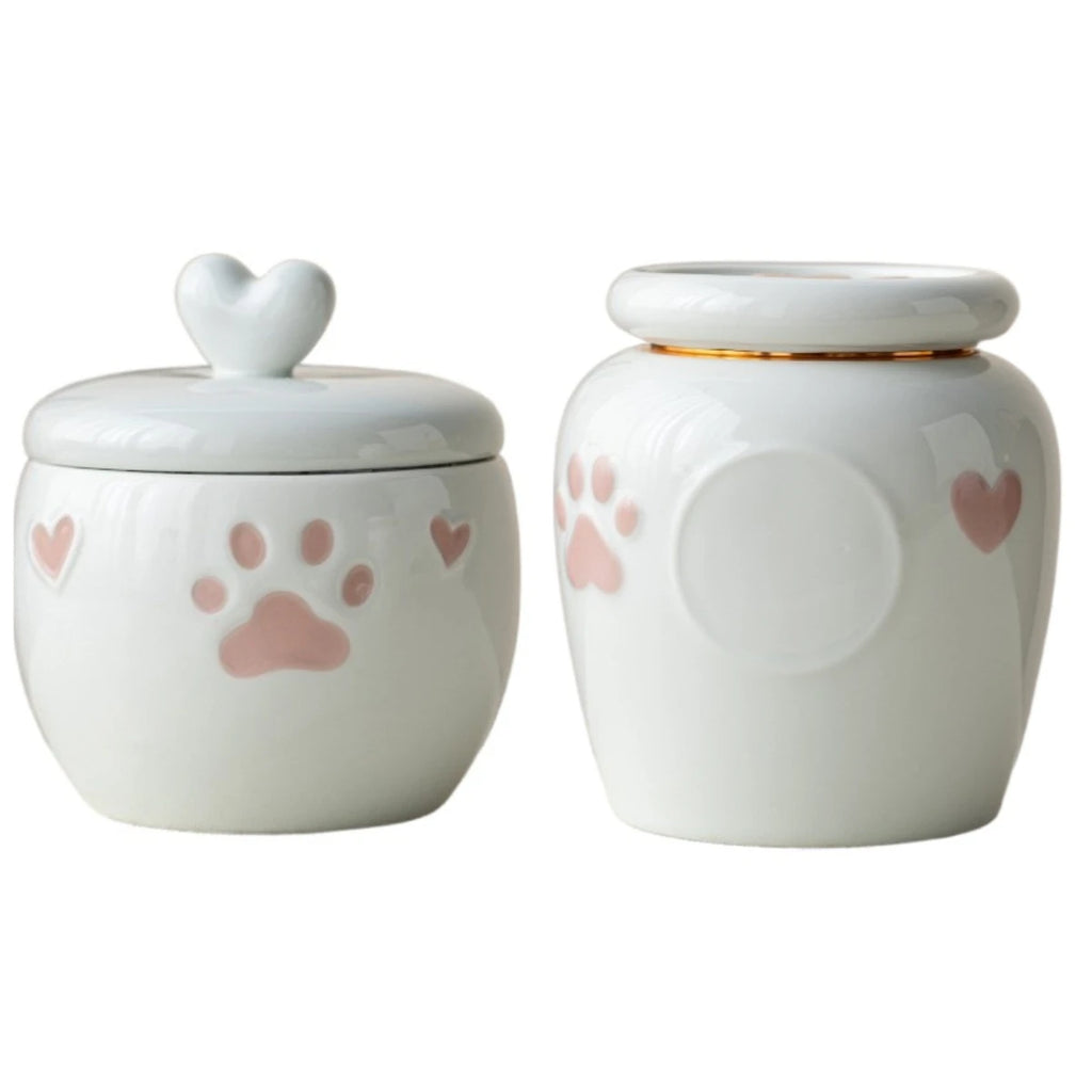 Urne pour animaux de compagnie scellée résistante à l'humidité pour cendres – Souvenir commémoratif gravé sur mesure pour petits chiens et chats, pour toujours dans le cœur {{ tags }}