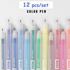 Kit 12 Stylos Gel Pastel | Papeterie Kawaii Bullet Journal {{ tags }}
