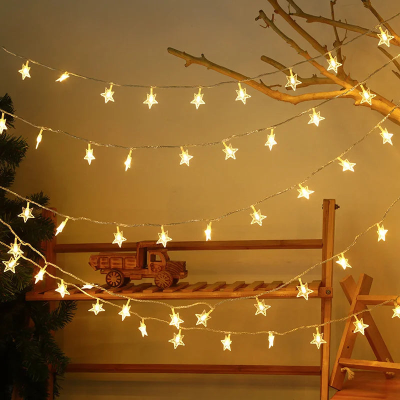 Guirlande Lumineuse LED Étoiles | Guirlande Pastel Chambre Kawaii {{ tags }}