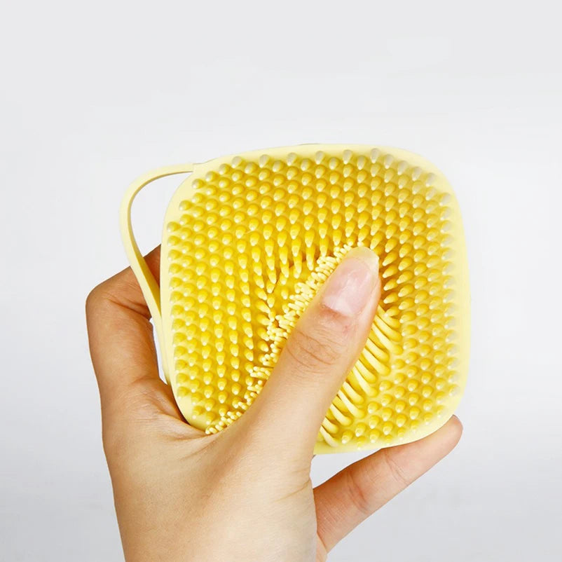 Brosse Bain Silicone Chien Chat - Massage Shampoing {{ tags }}