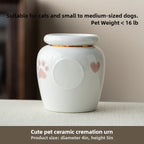 Urne pour animaux de compagnie scellée résistante à l'humidité pour cendres – Souvenir commémoratif gravé sur mesure pour petits chiens et chats, pour toujours dans le cœur {{ tags }}