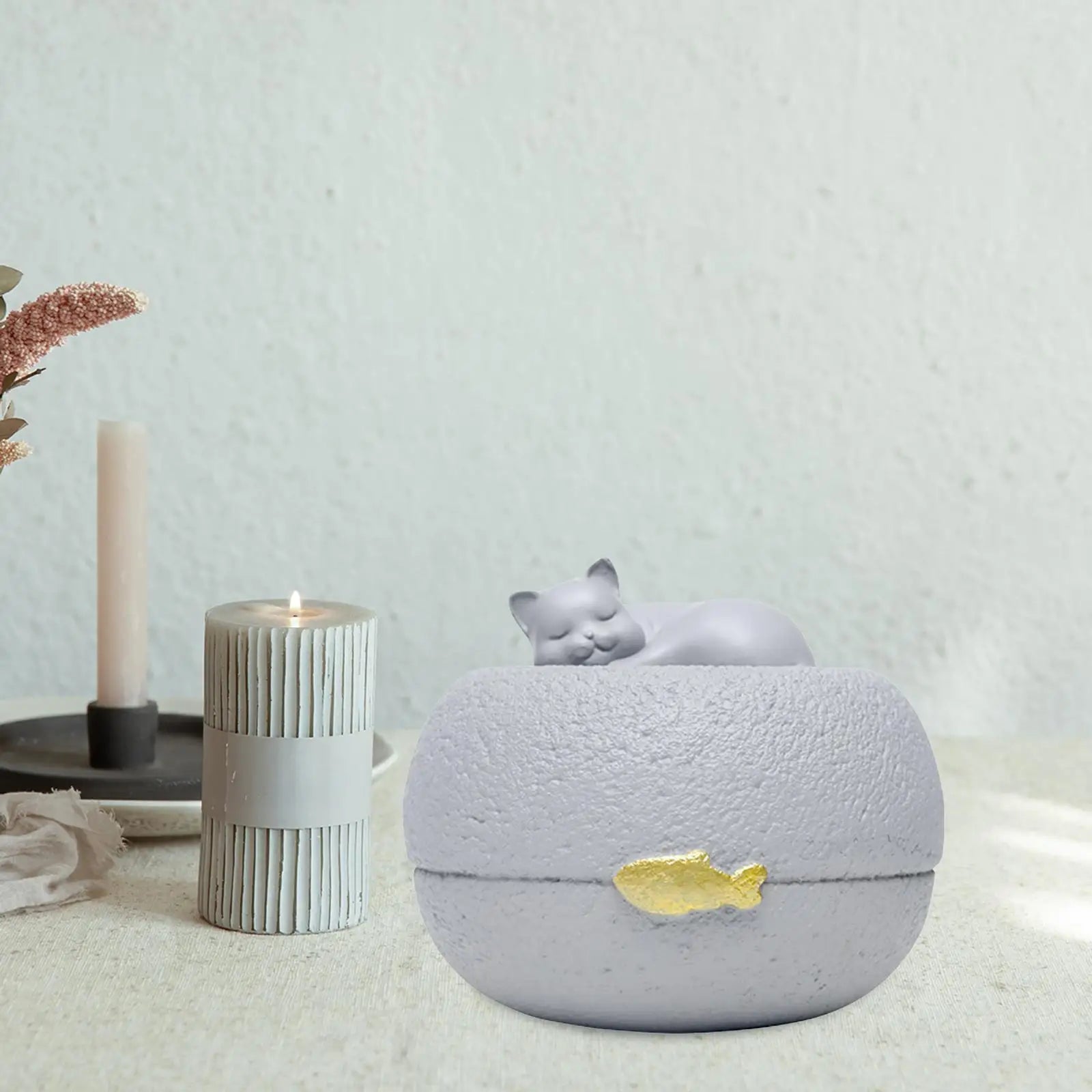 Urne commémorative de crémation pour animaux de compagnie, fournitures pour animaux de compagnie, conservation des souvenirs précieux, boîte d'urne, enterrement final, confort, lieu de repos funéraire for Cat {{ tags }}